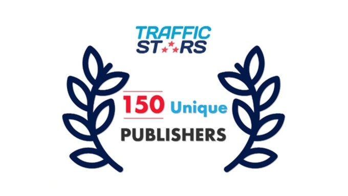 TrafficStars Reaches 150 Unique Publishers
