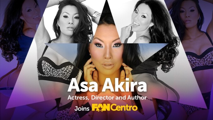 Asa Akira Partners With FanCentro