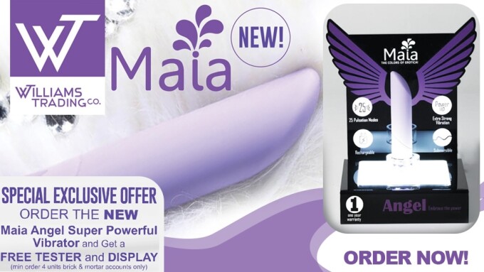 Williams Trading Unveils New Maia Angel Vibrator