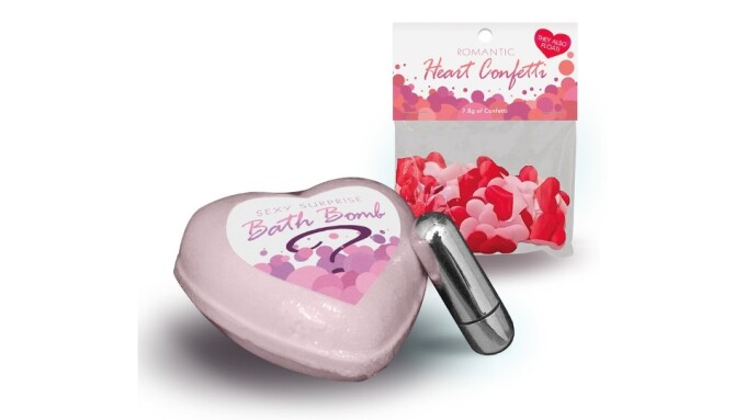 Kheper Games Debuts Sexy Surprise Bath Bomb, Heart Confetti