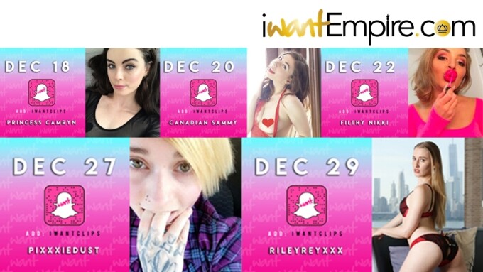 iWantEmpire Announces December Snapchat Takeovers