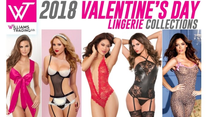 Williams Trading Co. Expands 'Valentine's Day Lingerie Essentials' Catalog