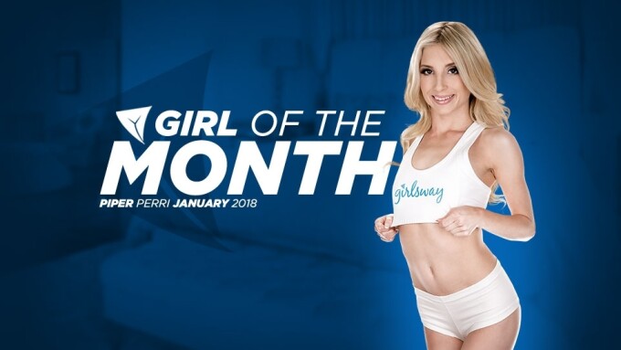 Piper Perri Named January Girlsway Girl of the Month  