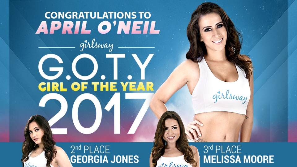 April Oneil Named 2017 Girlsway Girl Of The Year 