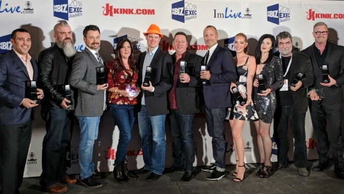 XBIZ 2018: Glitzy Exec Awards Soiree Honors Online Industry Leaders