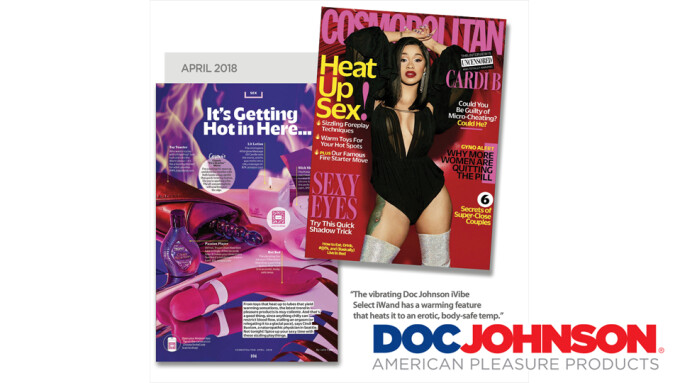 Doc Johnson's iWand Featured in Cosmopolitan Cover Story