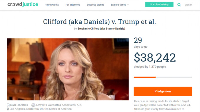 Stormy Daniels Launches Fundraiser to Help Pay Legal Tab   