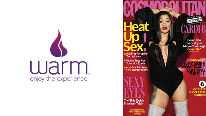 Warm Featured in Cosmopolitan Magazine's April Issue