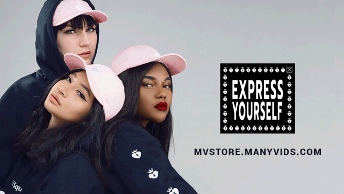 ManyVids Unveils 'Express Yourself' MV Gear Collection