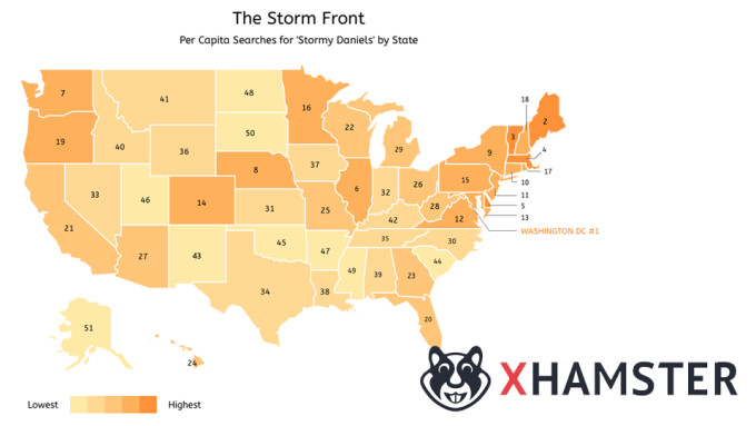 Stormy Daniels Interview Makes xHamster Traffic Jump