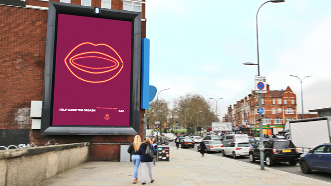 MysteryVibe Launches 'Orgasm Gap' Billboard Campaign in London