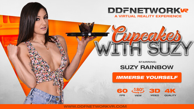 Suzy Rainbow Bakes in DDF Network VR's 'Cupcakes With Suzy'