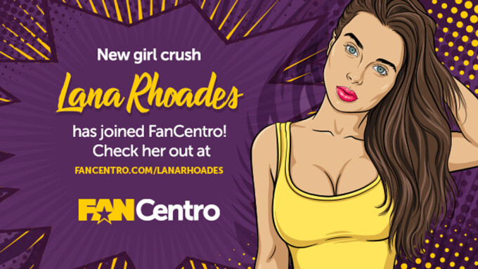 Lana Rhoades Takes the Plunge With FanCentro