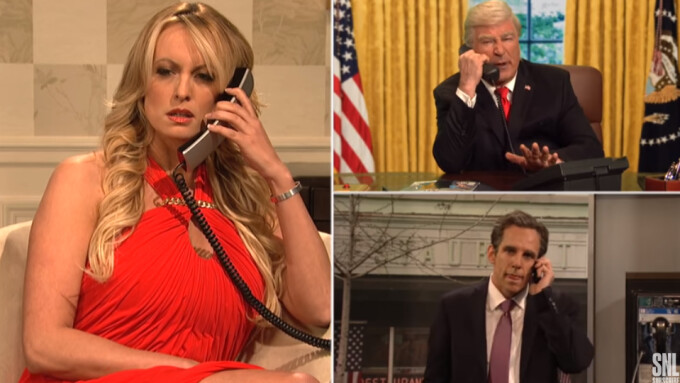 Video: Stormy Daniels Appears on 'Saturday Night Live'