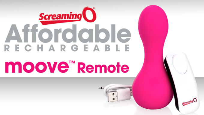 Screaming O Unveils Affordable Rechargeable moove Remote