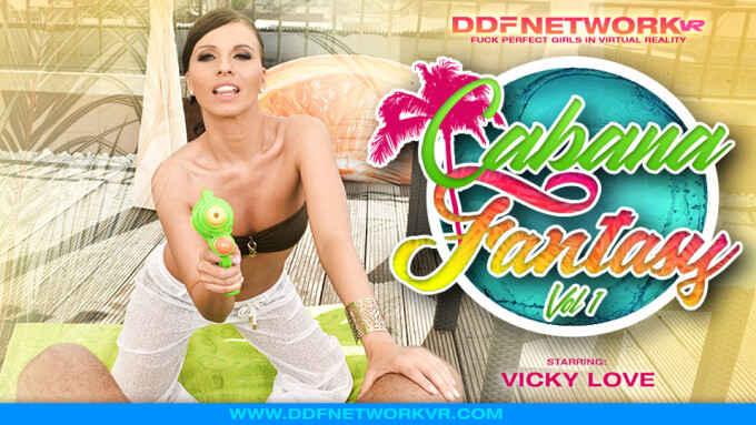 Vicky Love Stars in DDF Network VR's 'Cabana Fantasy'