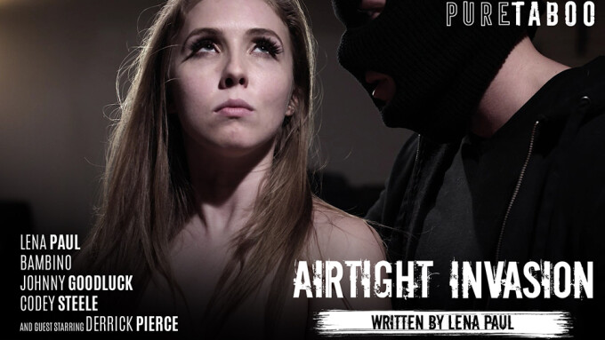 Lena Paul Braces for 'Airtight Invasion' in PureTaboo Scene