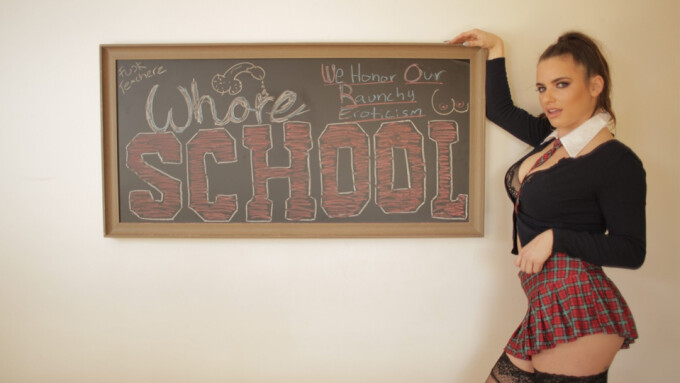 Scarlet de Sade Stars in Evil Angel's 'Whore School'