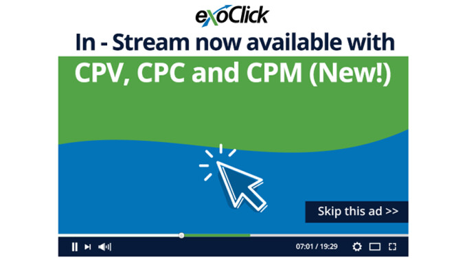 ExoClick Adds CPM for In-Stream Video Ads