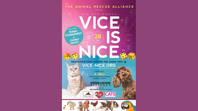 'Vice Is Nice' Fundraiser Is Set for Saturday, July 28