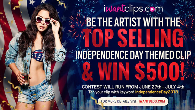 iWantClips Announces Independence Day Promo for Clip Artists