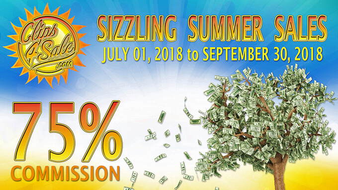 Clips4Sale Offers 'Sizzling Summer Sales' Promo