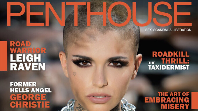 Leigh Raven Lands on Cover of Penthouse, Named Pet of the Month