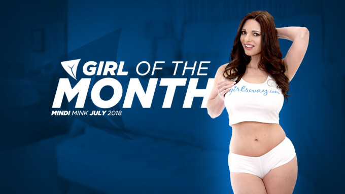 Mindi Mink Selected as Girlsway Girl of the Month