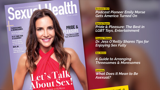 Emily Morse Graces Cover of Sexual Health Magazine