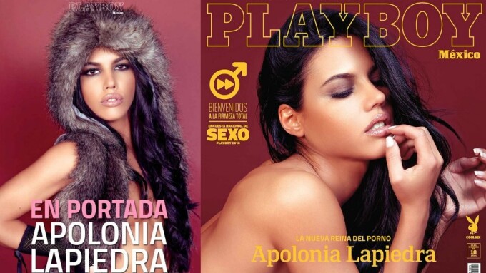 Apolonia Lapiedra Lands Cover of Playboy Mexico