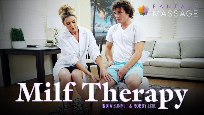 India Summer Provides Oiled-Up 'MILF Therapy' in New Fantasy Massage Scene