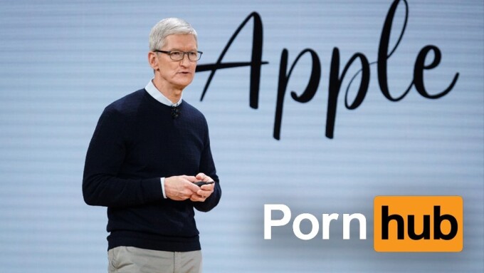 Pornhub Tracks Traffic Stats During Apple Special Event