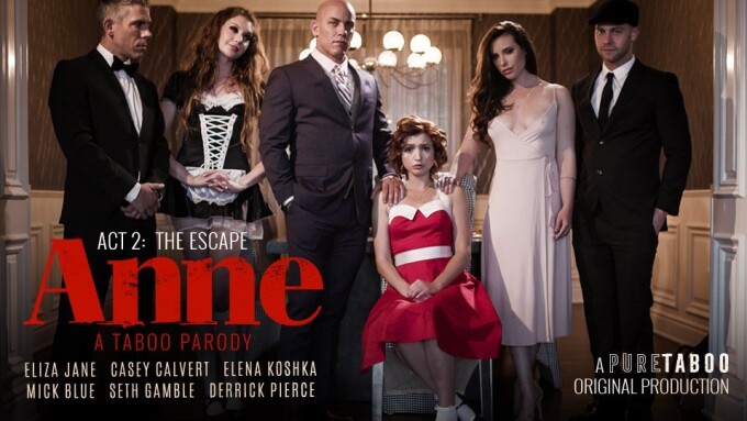 Eliza Jane, Derrick Pierce Star in Pure Taboo's 2nd Act of 'Anne'