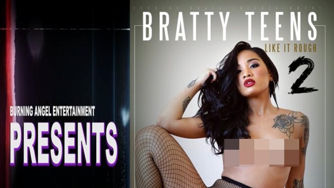 Burning Angel Presents Honey Gold in 'Bratty Teens Like It Rough 2'