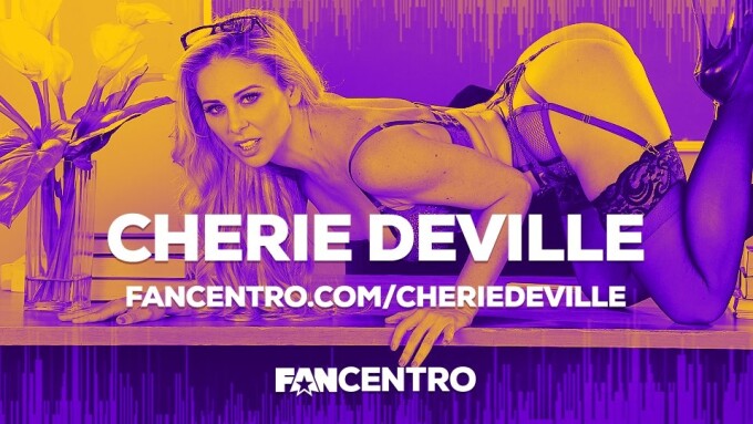 Cherie DeVille Inks FanCentro Pact for 'Naughty MILF' Content
