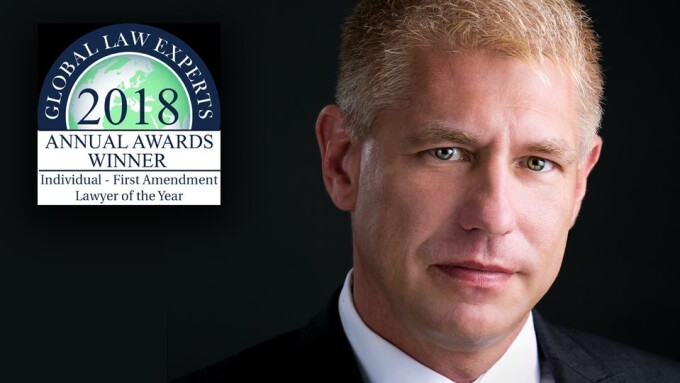 Lawrence Walters Named 1st Amendment Lawyer of Year by Law Organization