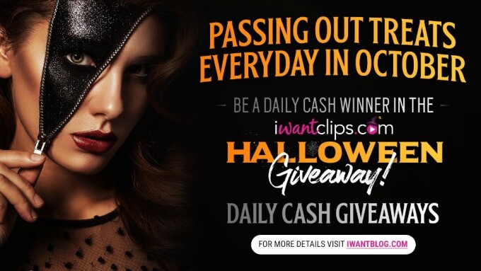 iWantClips Celebrates Halloween With Month-Long Daily Cash Contest