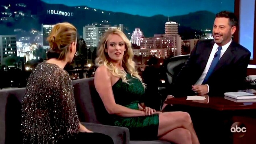 Video Stormy Daniels Goes Deep With Trump Details On Jimmy Kimmel Live 2263