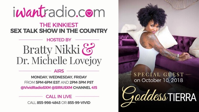 iWantRadio Welcomes 'Findom Specialist' Goddess Tierra Today