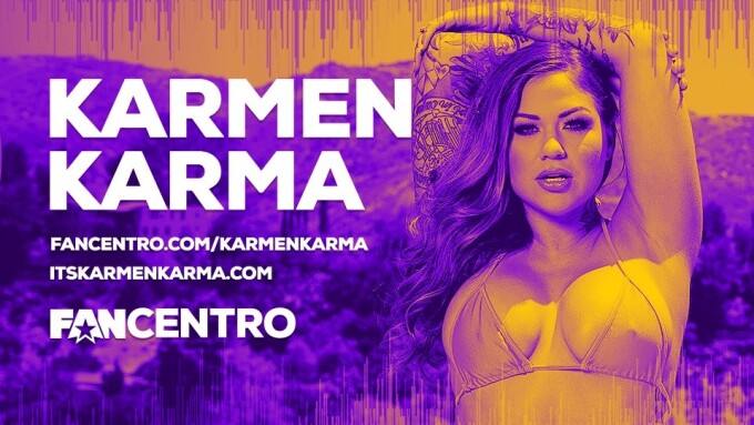 Karmen Karma Joins FanCentro, ModelCentro