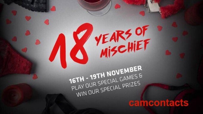 CamContacts Celebrates 18th Anniversary With Games, Prizes