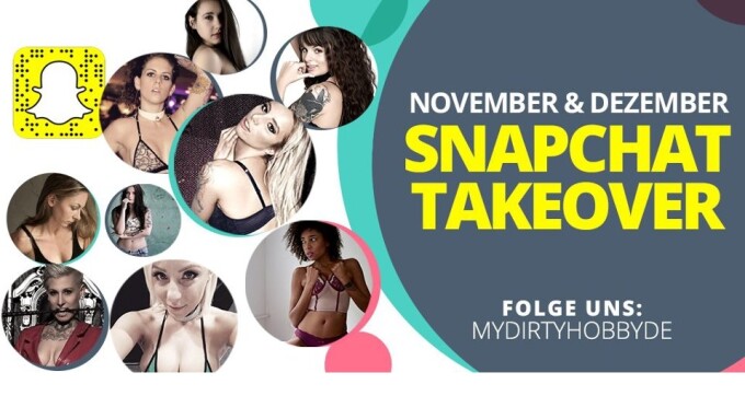 Cam Stars Stage MyDirtyHobby Snapchat Takeovers