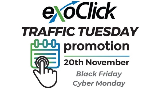 ExoClick Offers 'Traffic Tuesday' Promo on Push Notification Ads