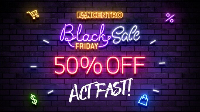 FanCentro Announces 50% Off Black Friday Sale 