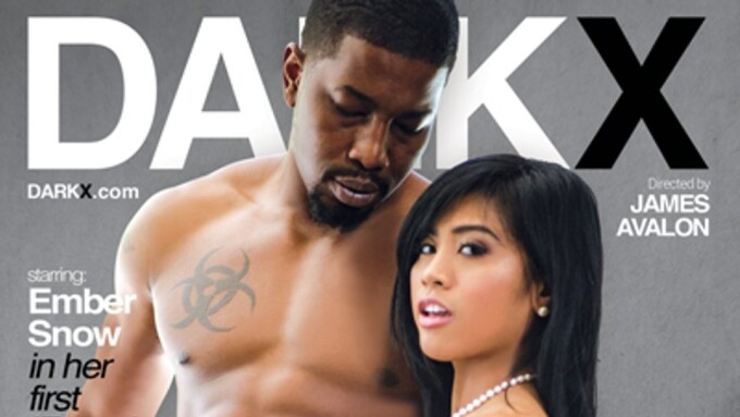 Ember Snow Marks 1st Interracial Anal in 'Black & Asian' for Dark X