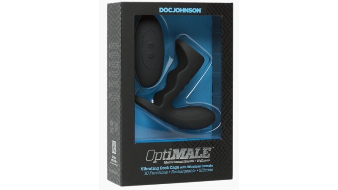 Doc Johnson Now Shipping OptiMale Silicone Vibrating Cock Cage
