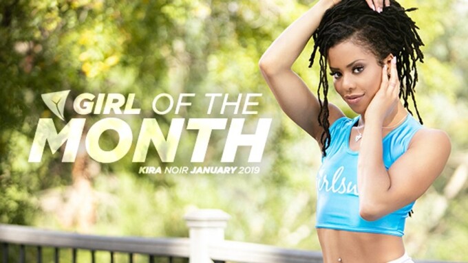 Kira Noir is Girlsway's January 2019 Girl of the Month