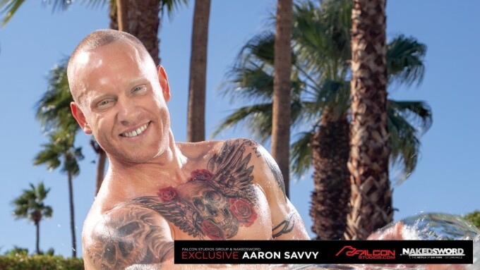 Aaron Savvy Joins Falcon Studios Group as Newest Exclusive