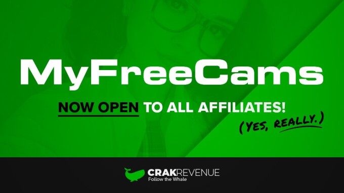 CrakRevenue Opens MyFreeCams Offer to All Affiliates