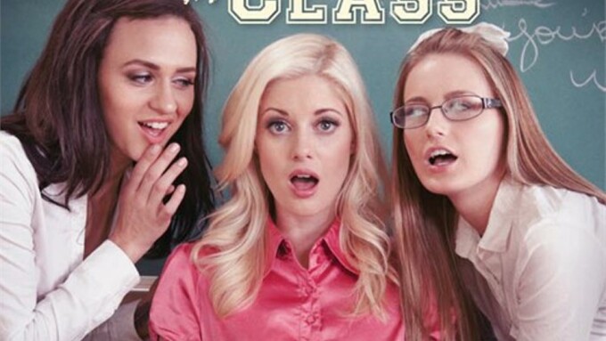 Charlotte Stokely Stars in 'Sucking Up in Class' for Girlsway